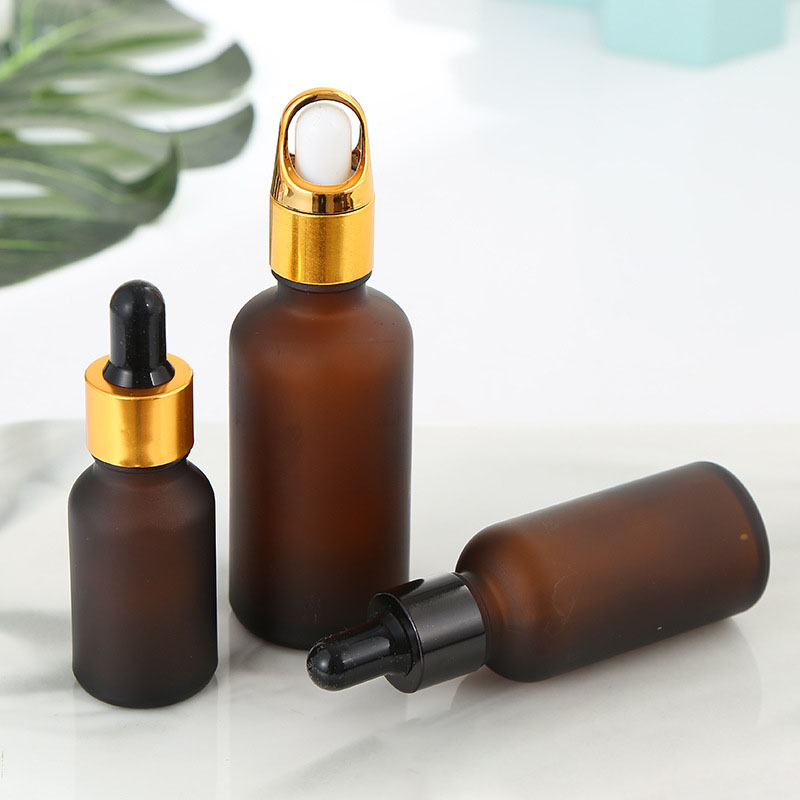 Stock child proof dropper amber frosted glass bottles 10 ml pipette e liquid / essential oil bottle 10ml
