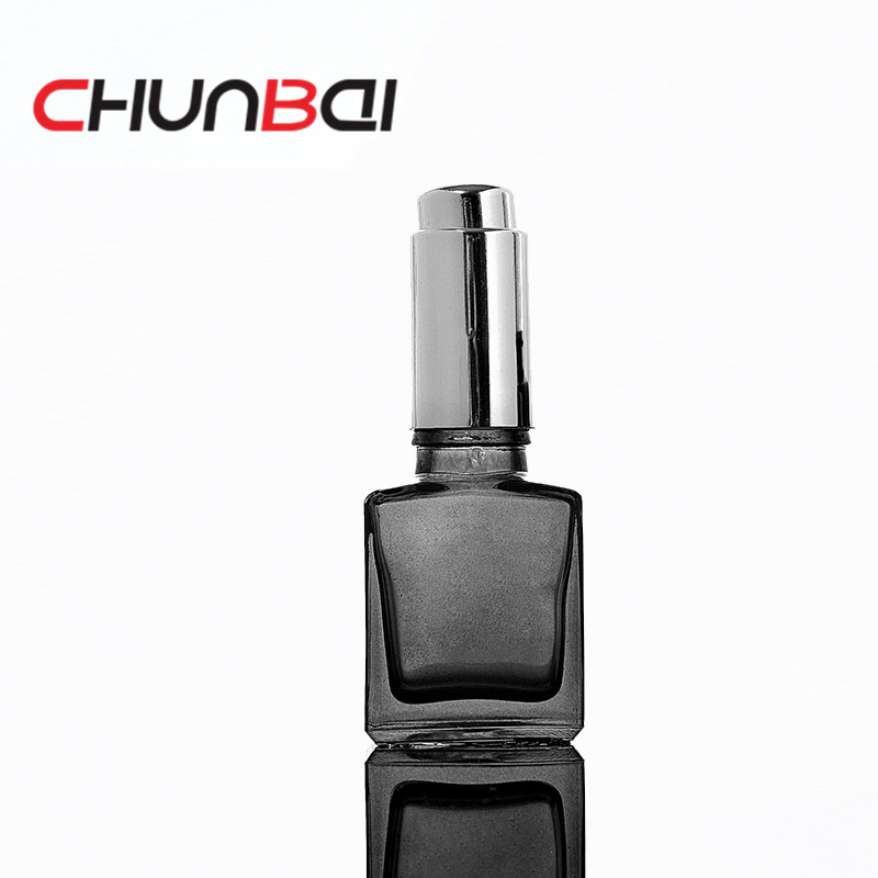 Stock flat square dropper bottle 30ml rectangular clear glass bottles with dropper wholesales