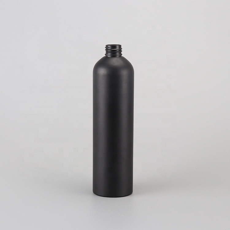 Stock for PET 300ml and 400ml plastic bottle plastic lotion bottle with black pump shower bottle