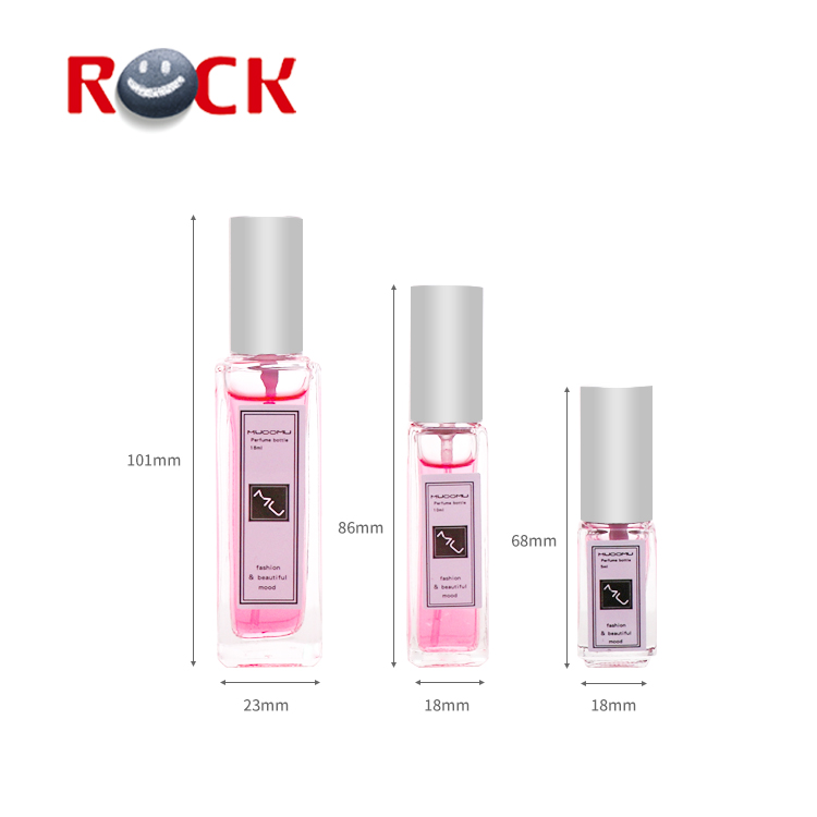 Stock now 1pcs can be shipped 5ml 10ml 18ml clear mini perfume bottle wholesale