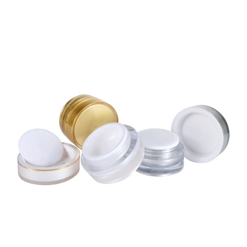 Stock skin care cream container 5g 10g 15g 30g 50g face cream acrylic cosmetic jar