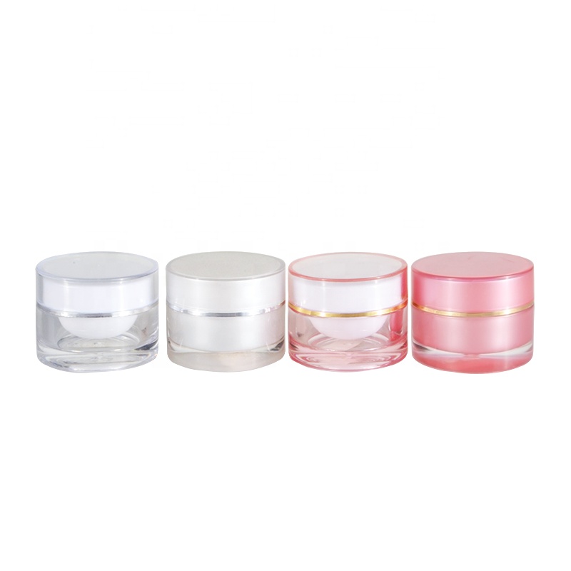 Stock skin care cream container 5g 10g 15g 30g 50g face cream acrylic cosmetic jar