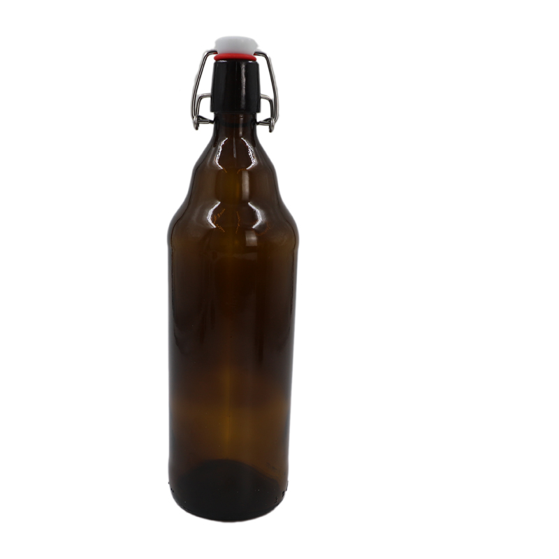 Stocked 0.8MPa-1.2MPa 330ml 500ml swing top empty glass beer bottle