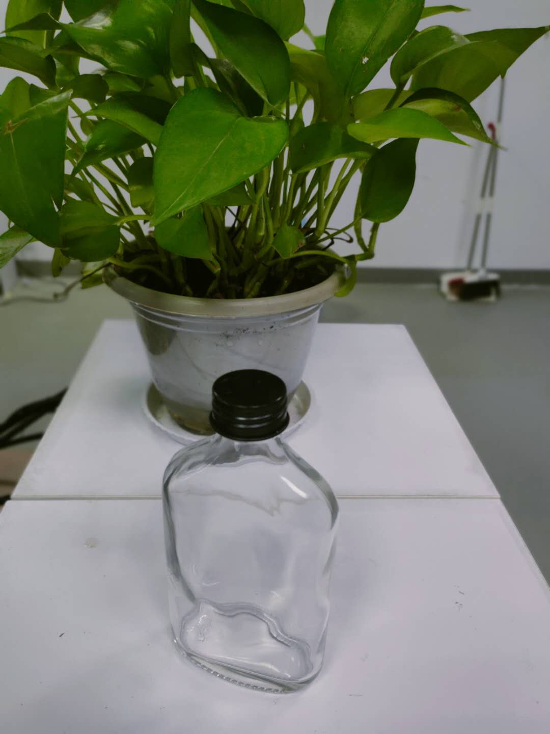 Stocked 100cl 150ml 200ml 250cl Travel small Glass Flask Liquor Bottle whiskey bottle