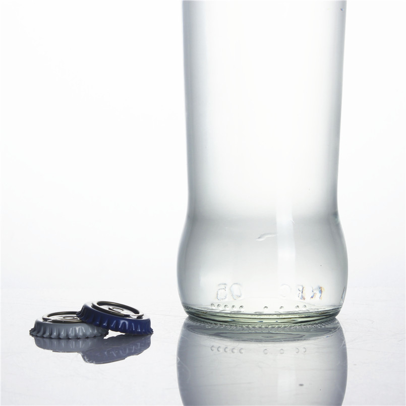 Stocked 275ml 330ml 600ml clear transparent empty carbonated beverage soft drinking cocktail liquor breezer beer glass bottle