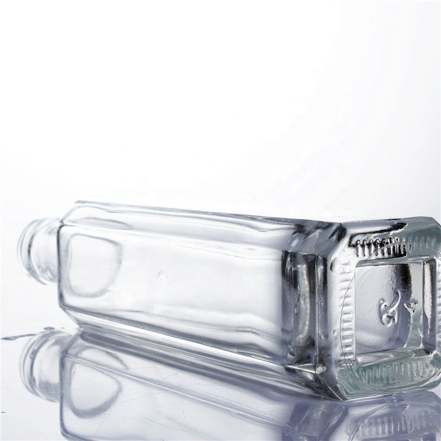 Stocked 30ml 50ml 100ml 250ml clear transparent round olive camellia colza linseed sesame benne walnut edible oil glass bottle