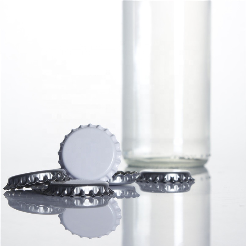 Stocked 330ml clear transparent empty sparking soda water carbonate beverage cocktail breezer beer glass bottle with lid