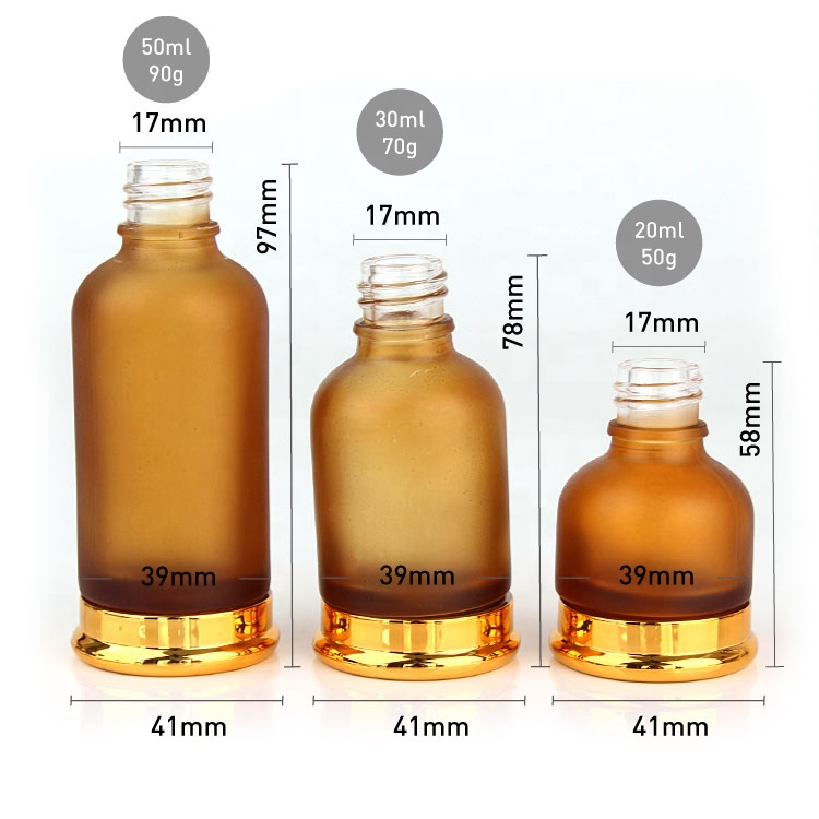 Stocked 50ml amber frosted empty refillable glass perfume essential oil spray bottle
