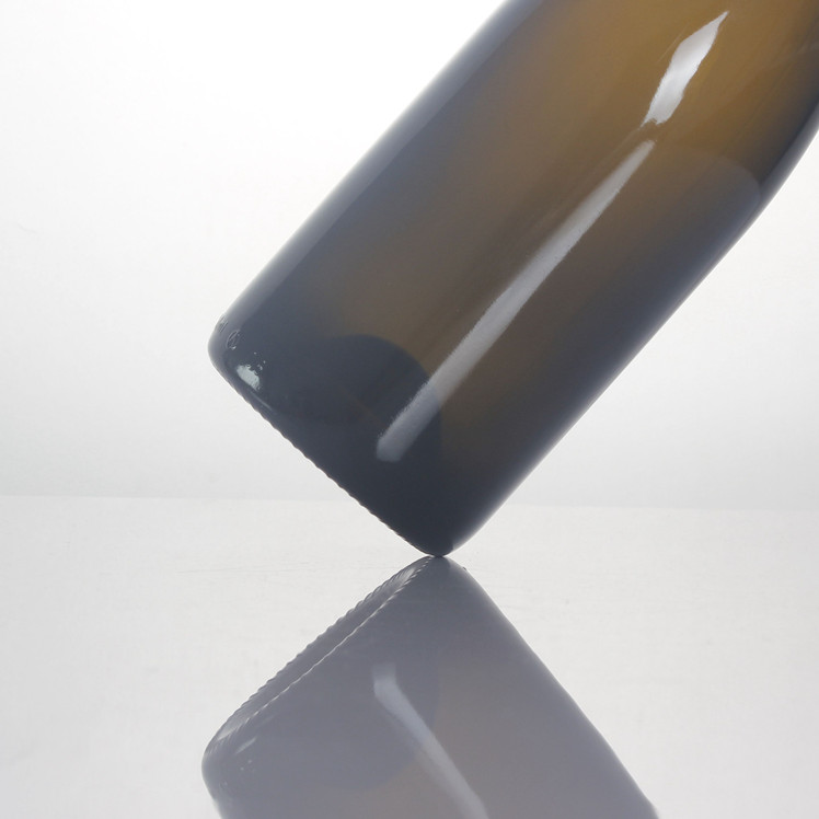 Stocked 75cl detal decoration antique green transparent 16bar wine beer sparkling juice 750ml champagne bottle