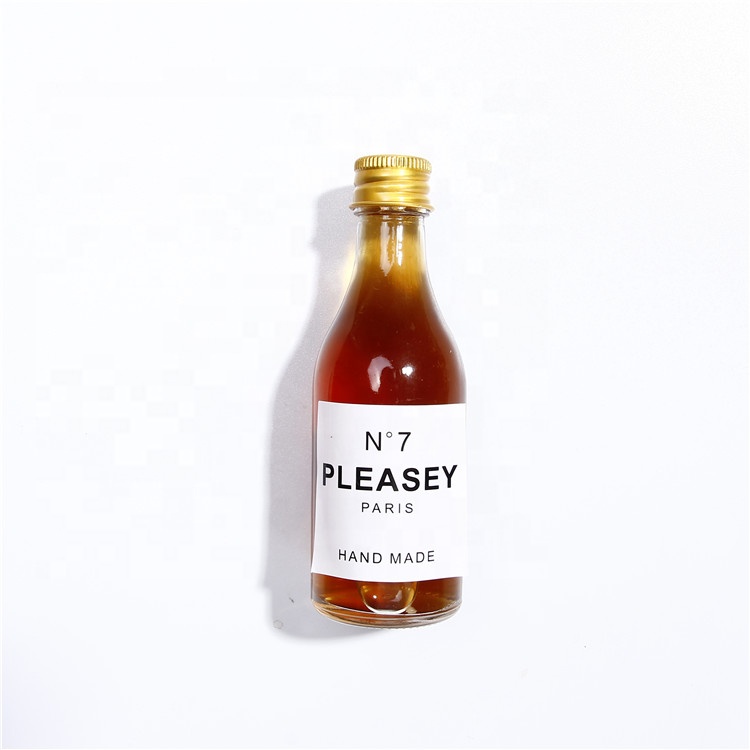 Stocked Wholesale Transparent 50ml Empty Mini Clear Vodka Whisky Glass Liquor Bottles 50 ml