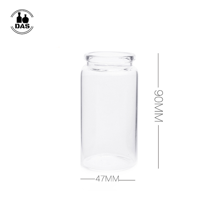 Storage Bottle 100ml Small Glass Bottles Vials Jars with Cork Stopper 47x90mm