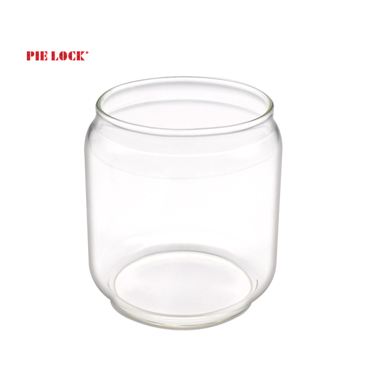 Storage Jars Containers with Acacia Wood Lid for Candy, Cookie, Rice, Sugar, Flour, Pasta, Nuts Set of 4