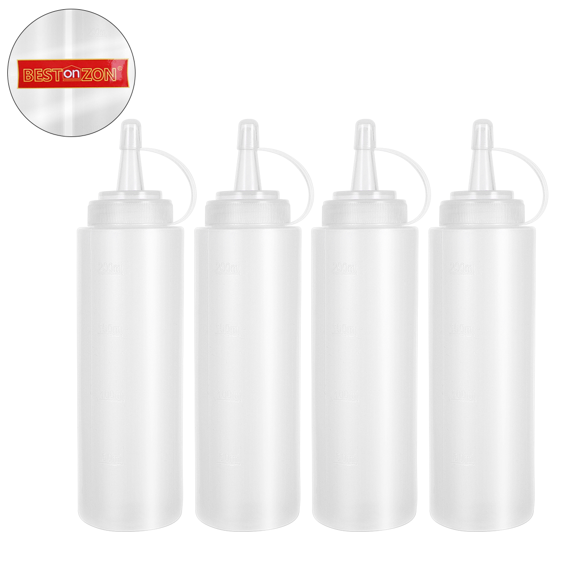 Storage Squeeze Squirt Condiment Bottles With Cap Lids Salad Sauce Dispenser Bottles Olive Oil Gravy Boats Ketchup Cruet Storage