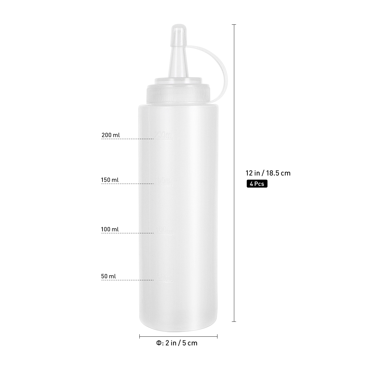 Storage Squeeze Squirt Condiment Bottles With Cap Lids Salad Sauce Dispenser Bottles Olive Oil Gravy Boats Ketchup Cruet Storage