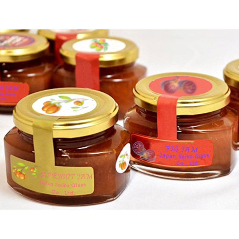 Storage bottles private label small glass empty mini glass jam jar