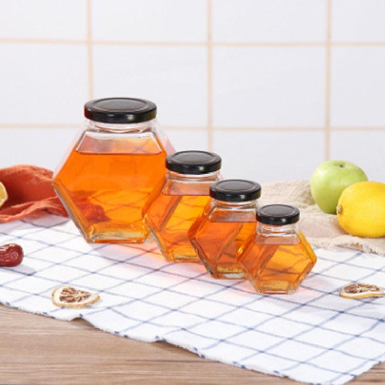 Storage bottles private label small glass empty mini glass jam jar