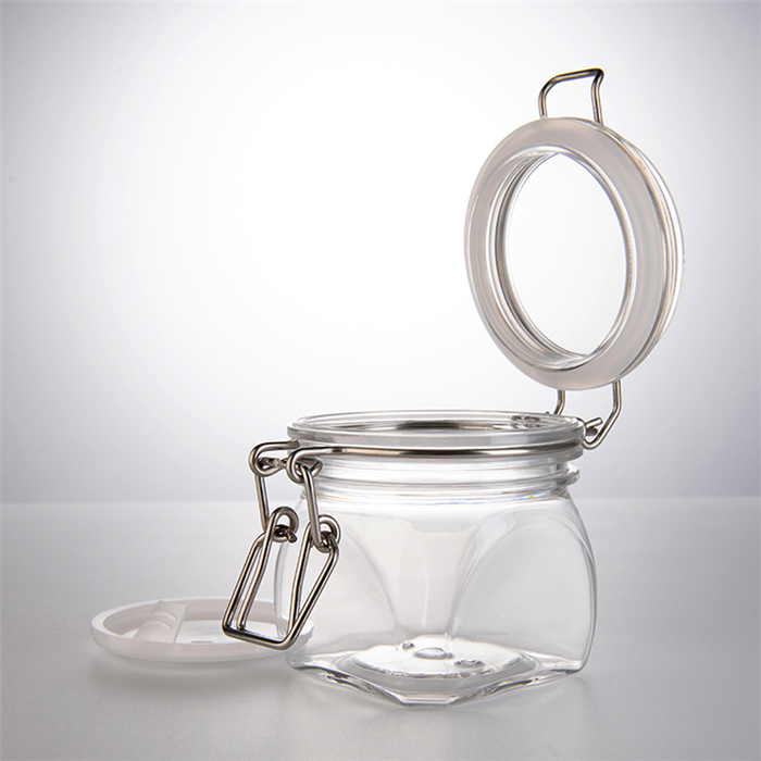 Storage canisters plastic jar plastic storage jars with plastic lids