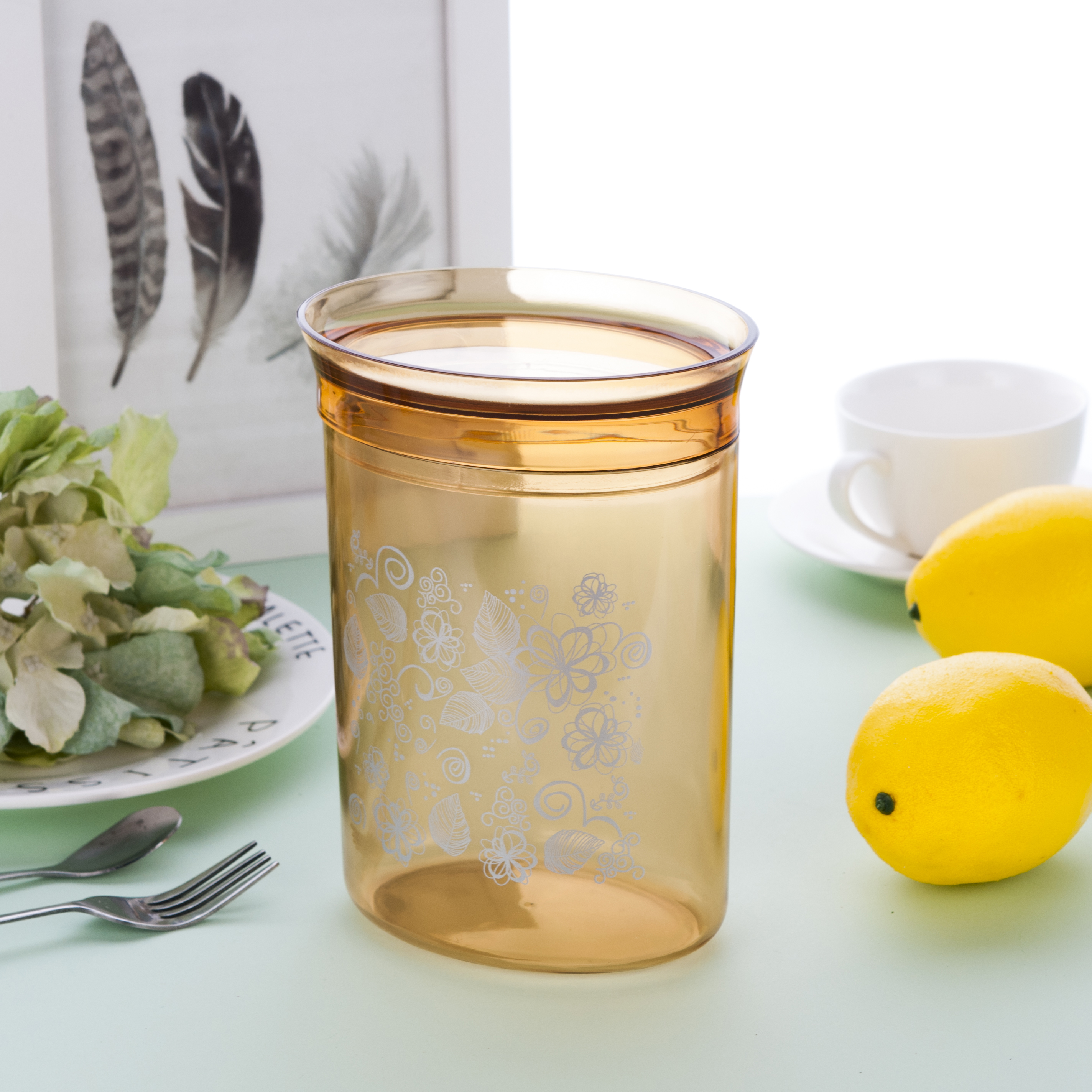 Storage containers with LIDS - rectangular plastic containers - plastic cans with LIDS and labels - BPA free plastic can