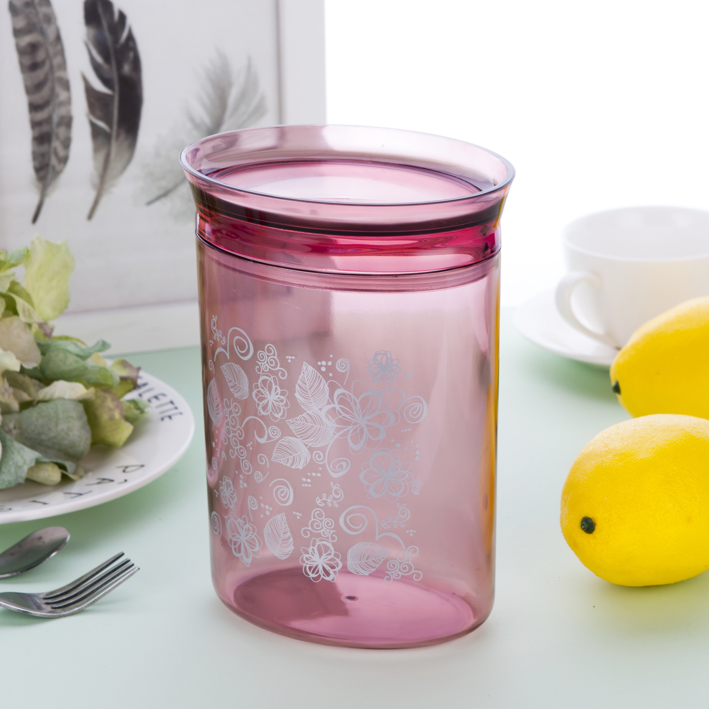Storage containers with LIDS - rectangular plastic containers - plastic cans with LIDS and labels - BPA free plastic can