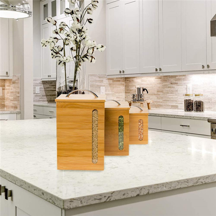 Storage holder bamboo deodorant exclusive kitchen jar containers wholesale