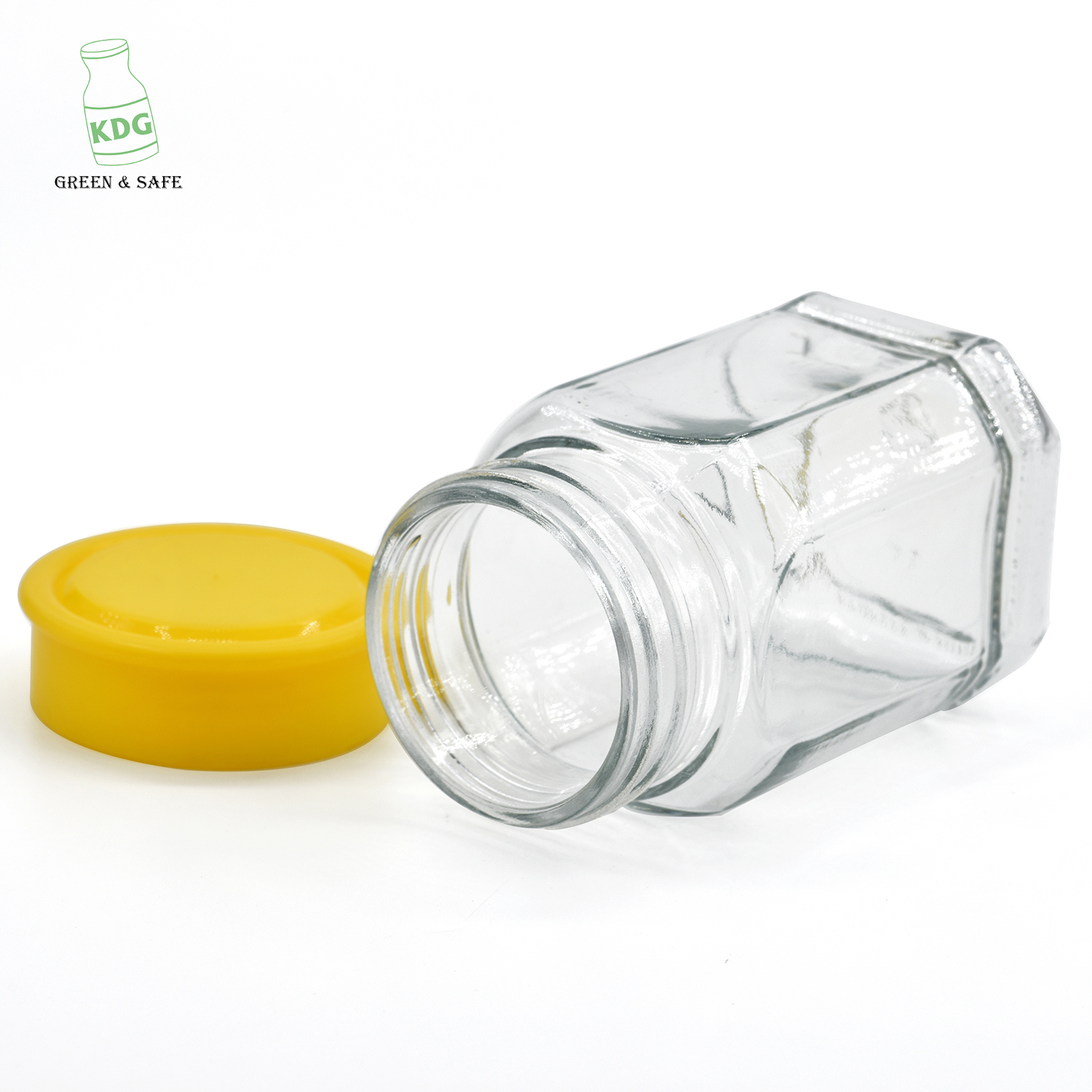 Storage with Lids Square Kitchenware Customize 500ml Food Glass Jars Factory
