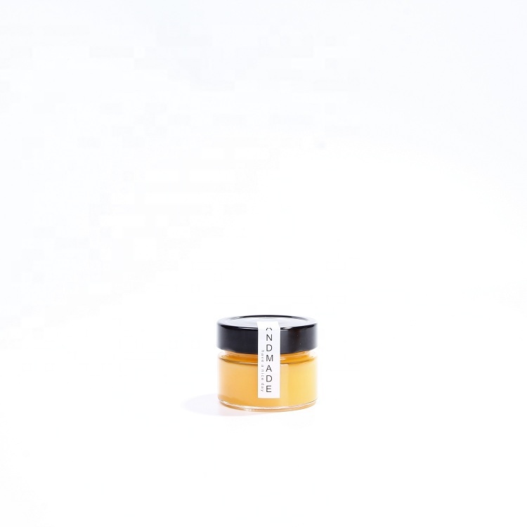 Straight Sided Preserves Glass Jar For Honey Jam With Deep Metal Lug Cap