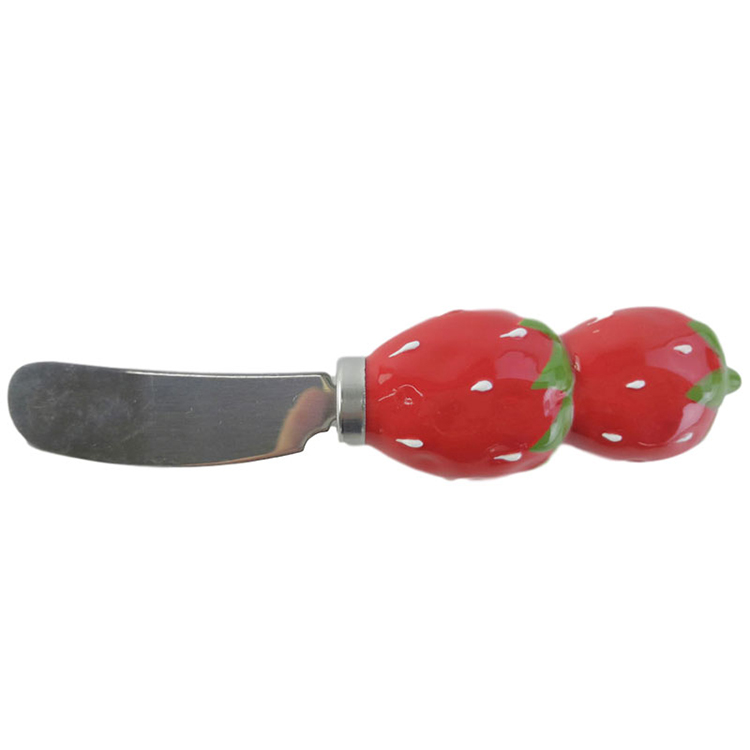 Strawbery knife ceramic butter knife