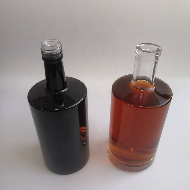 Super Flint Clear Empty Vodka Gin Brandy Whisky Tequila Rum glass bottle for liquor 750 ml