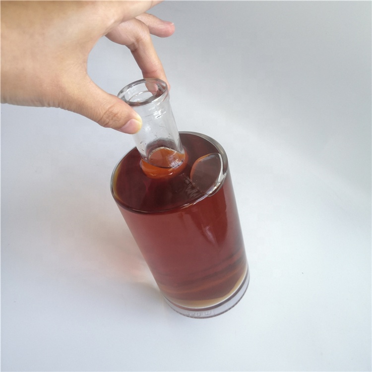 Super Flint Clear Empty Vodka Gin Brandy Whisky Tequila Rum glass bottle for liquor 750 ml