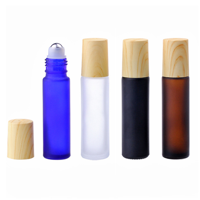 Super Promotion Glass Essential Oil Roller Colorful Roll On Glass Bottle 10ml Free Shipping