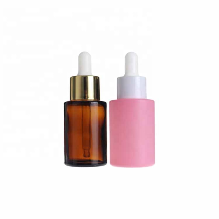Super September Luxury cosmetic packaging serum bottle unique shaped glass dropper bottle 30ml for skin care