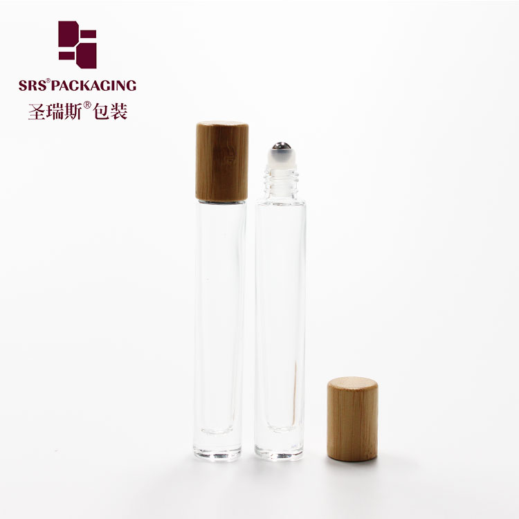 Super promotion glass essential oil roller 10ml clear roll on bottles free shipping