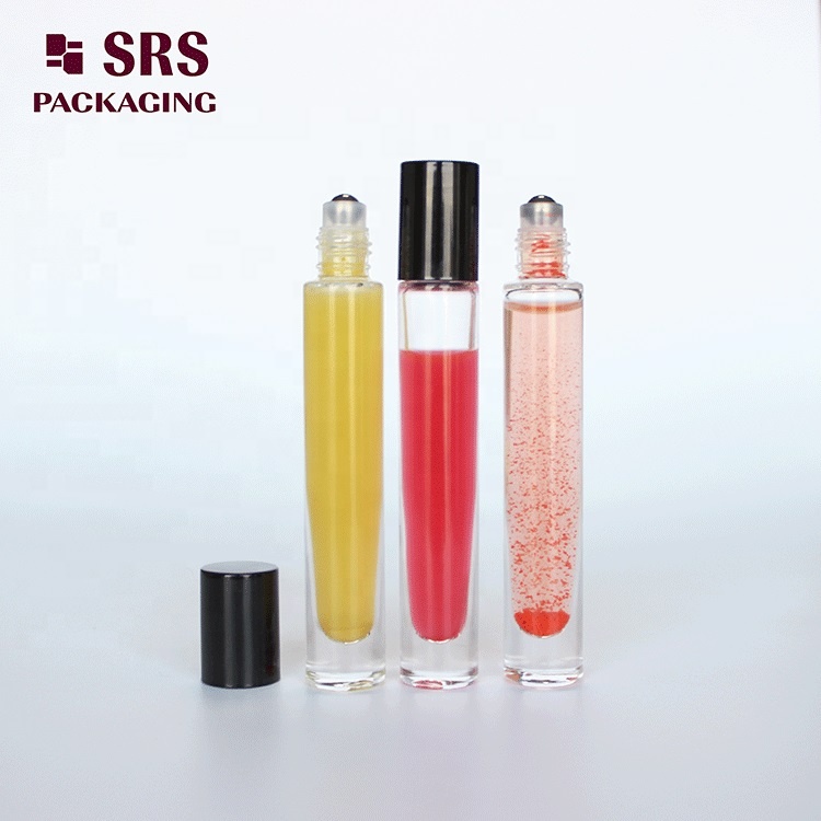 Super promotion glass essential oil roller 10ml clear roll on bottles free shipping