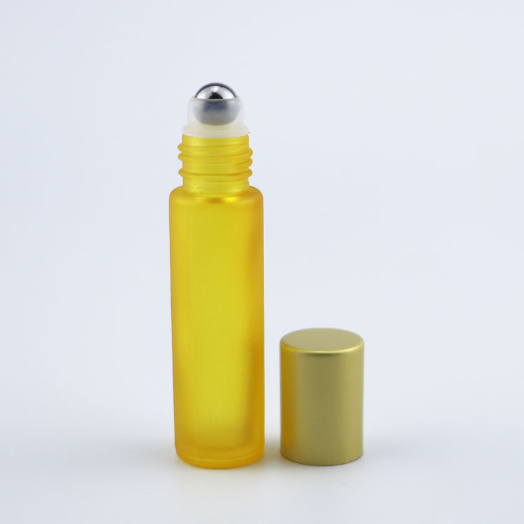 Super promotion glass essential oil roller 10ml clear roll on bottles perfume customized roll on bottle