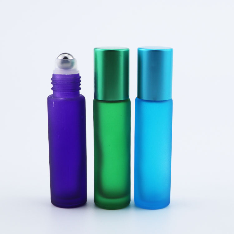 Super promotion glass essential oil roller 10ml clear roll on bottles perfume customized roll on bottle