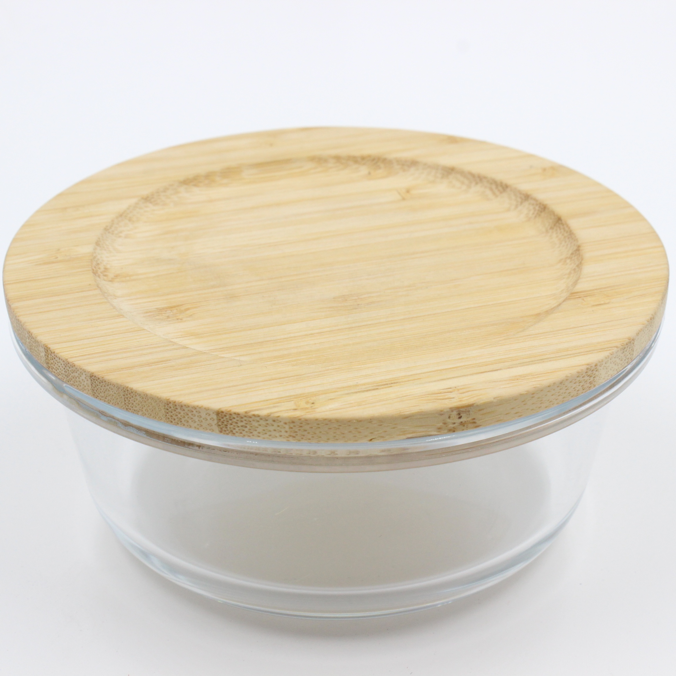 Superior 100% Leakproof Meal-Prep Freezer-to-Oven Safe Round Glass Containers Storage With Bamboo Lids