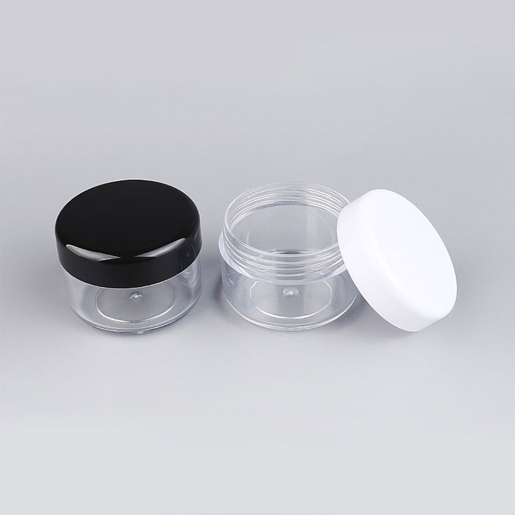 Superior Quality Color 3g 5g 15g PS Plastic Jar With Lids Eye Cream Nail Art Cosmetic Plastic Jar
