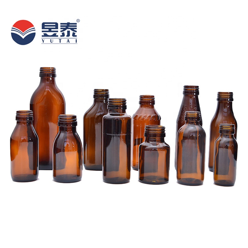 Superior Quality Screw Cap Amber Beverage Glass Bottle