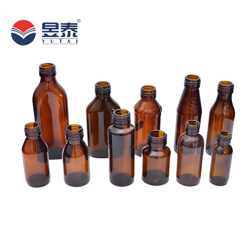 Superior Quality Screw Cap Amber Beverage Glass Bottle