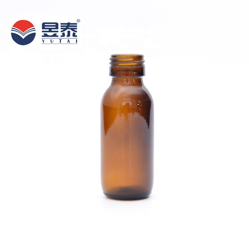 Superior Quality Screw Cap Amber Beverage Glass Bottle