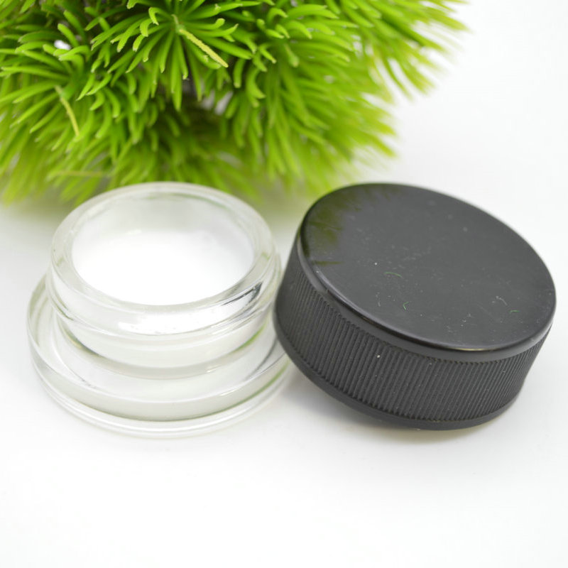 Supplier Luxury 9 g Clear Face Cream Container Cosmetic Glass Jar for Body Eye Lotion Cream