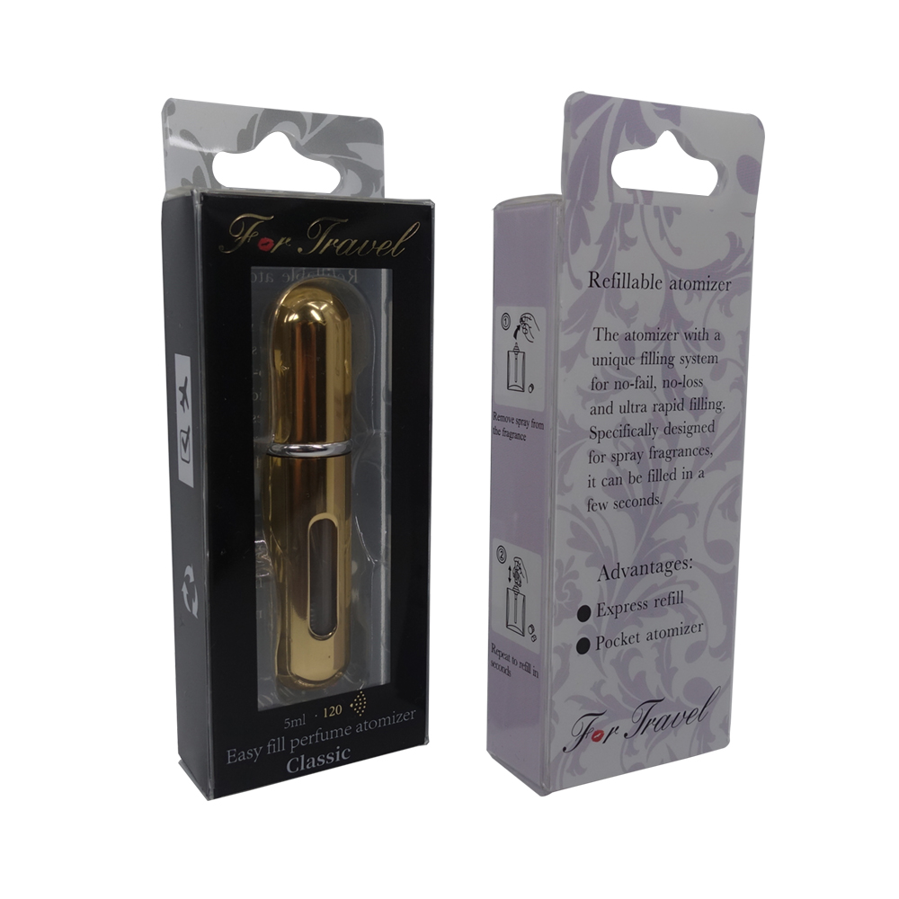 Supplier New style refillable travel perfume atomizer with Patent