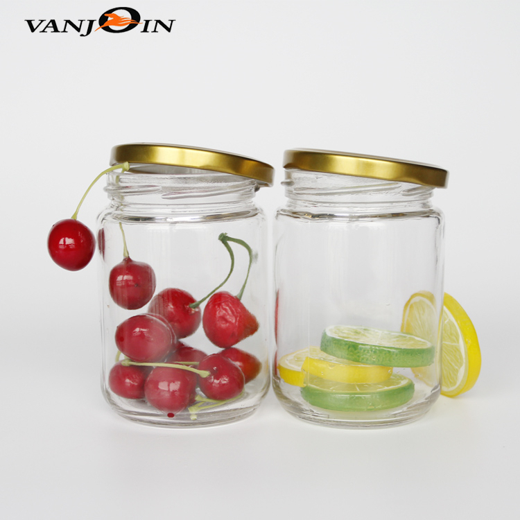 Supplier Wide Mouth Round Borosilicate Airtight Kitchen Tea Pasta Food Spice Glass Storage Jar