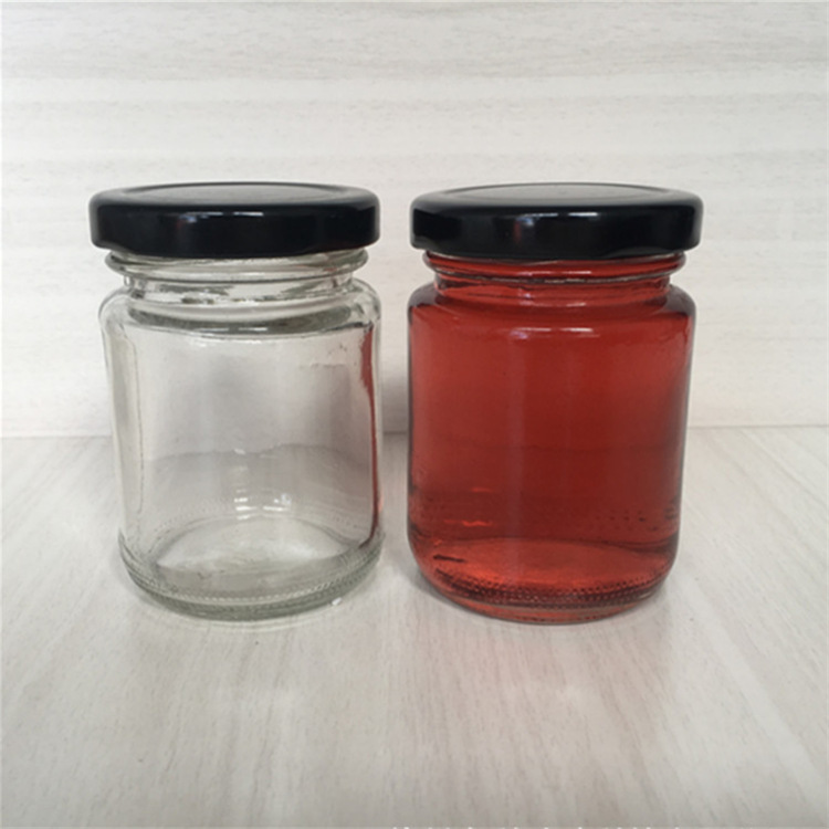 Supplier direct sales hexagon metal lids empty honey glass jar