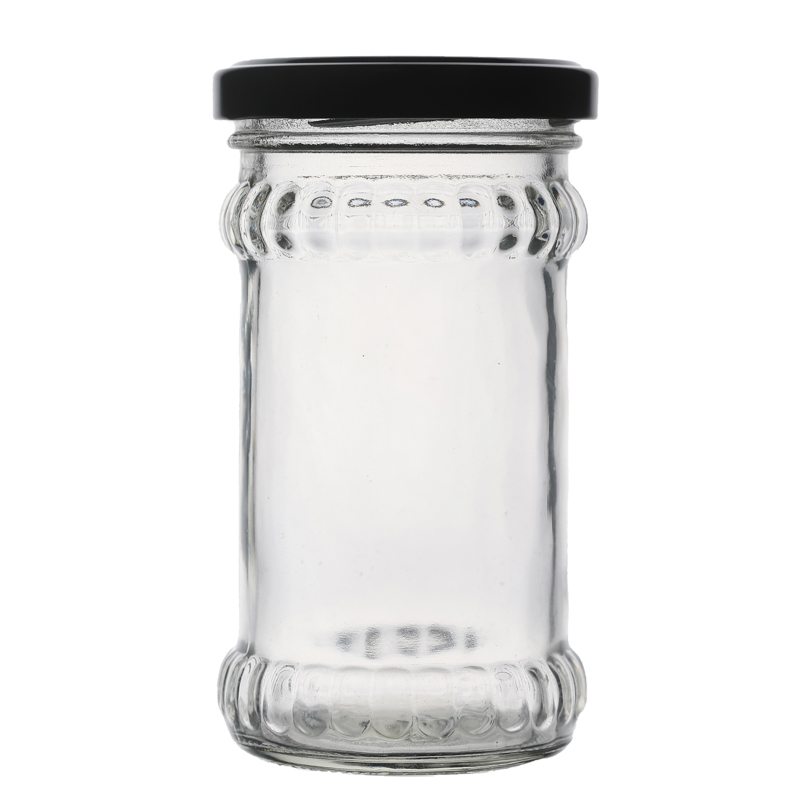 Suppliers Hot Sale High Quality Customize Empty Clear Round Food Storage Glass Jars with Lids for Sauces 200ml