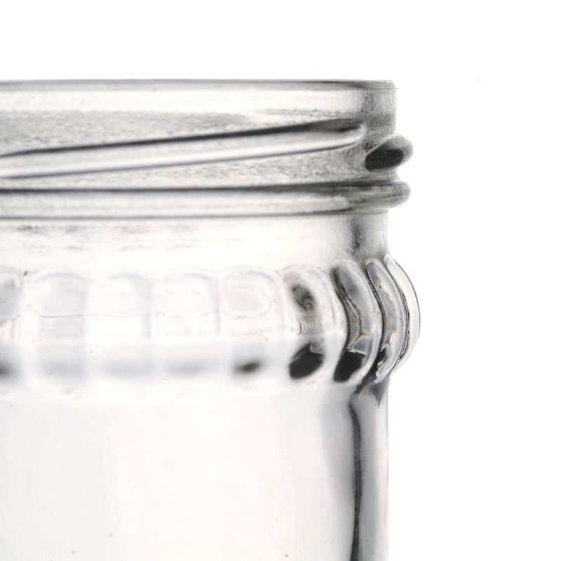 Suppliers Hot Sale High Quality Customize Empty Clear Round Food Storage Glass Jars with Lids for Sauces 200ml