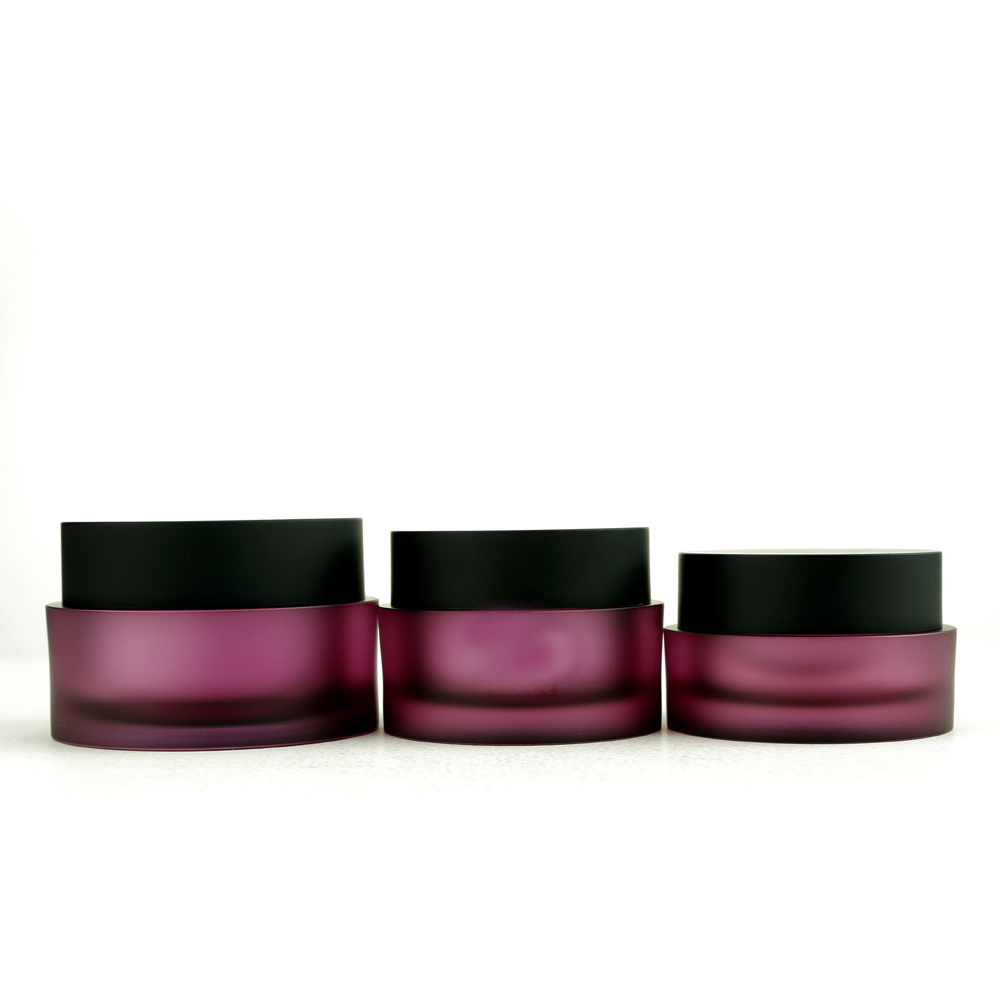 Supply Acrylic Cream Jar 30 Ml Round Beautiful Cosmetics baby Cream bottle 50ml bowl shape plastic jar