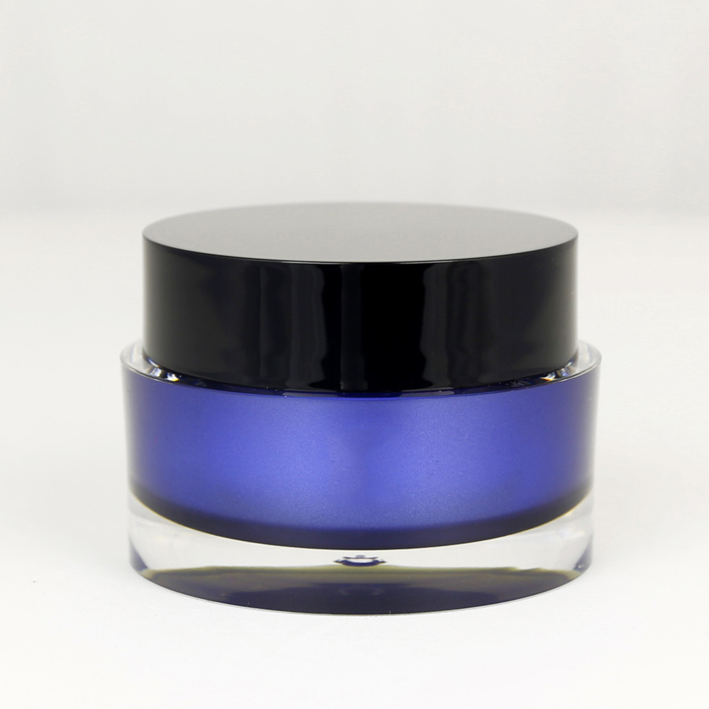Supply Acrylic Cream Jar 30 Ml Round Beautiful Cosmetics baby Cream bottle 50ml bowl shape plastic jar