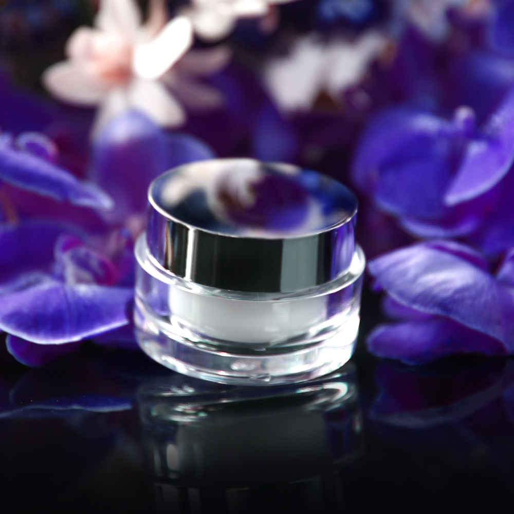 Supply Acrylic Cream Jar 30 Ml Round Beautiful Cosmetics baby Cream bottle 50ml bowl shape plastic jar