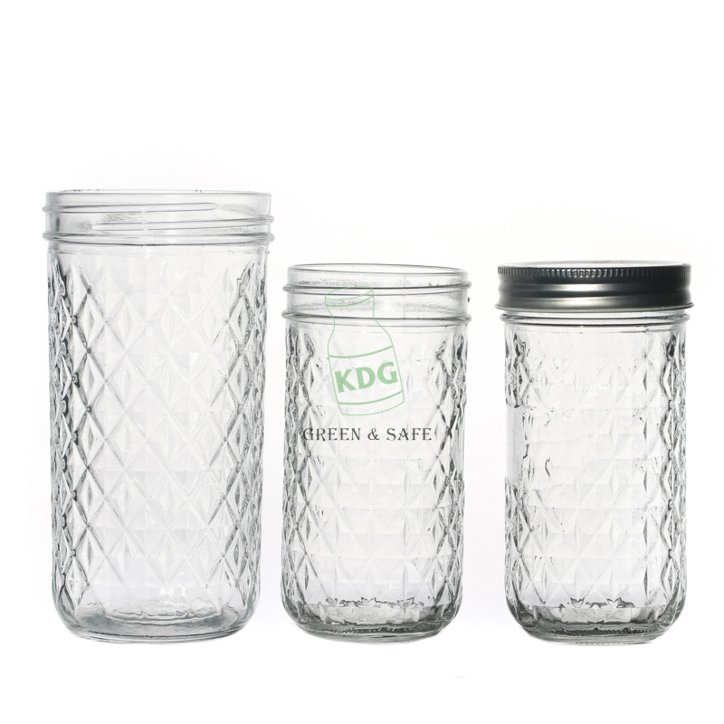 Supply Multiple Capacity Width Mouth Food Storage Empty Glass Jar Factory